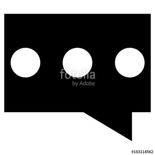 500x500 Chat Box Icon Stock Image And Royalty Free Vector