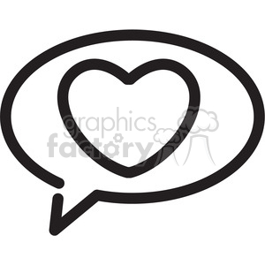 300x300 Chat Box Icon With Heart Clipart Royalty Free Gif, Png