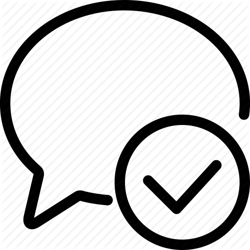 512x512 Chat, Chat Bubble, Check, Message, Sent, Speech Bubble, Tick Icon