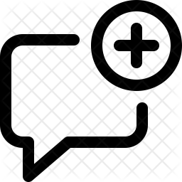 256x256 New Chat Icon Of Line Style