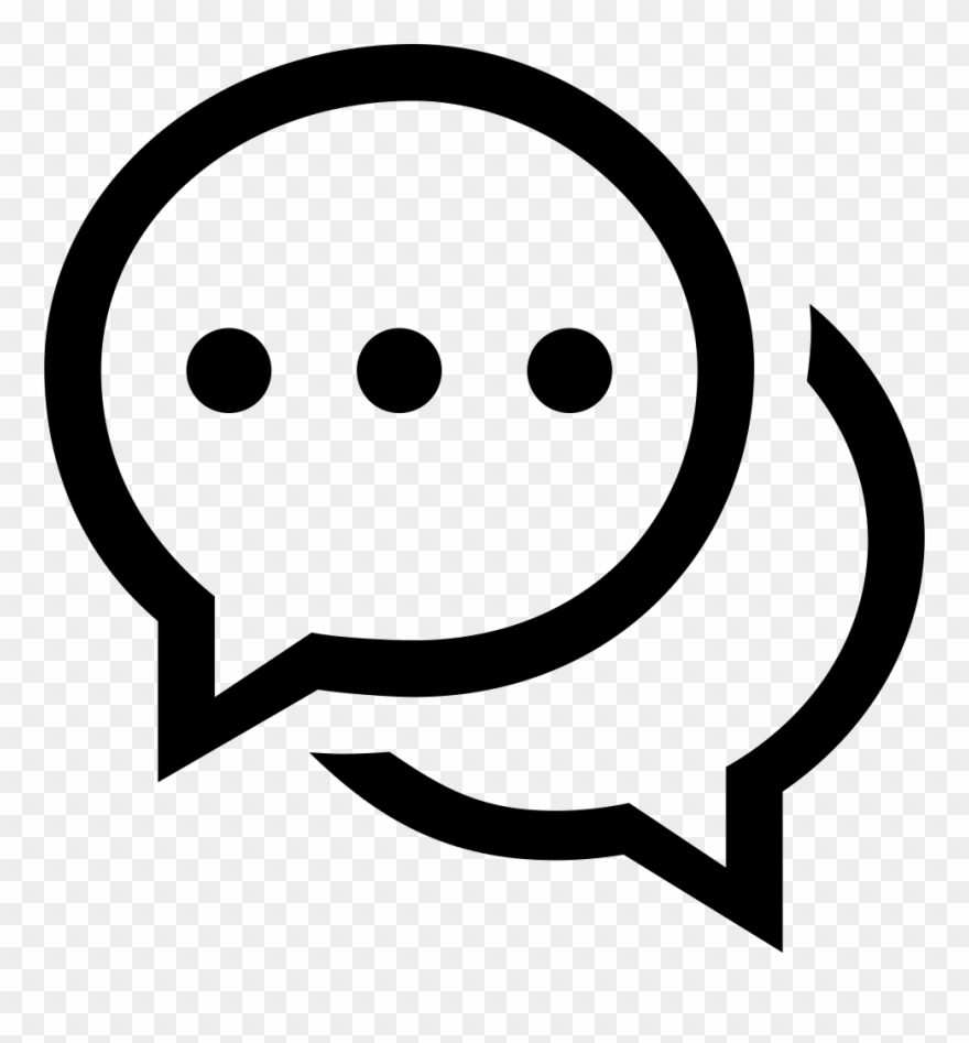 880x947 Chat Speech Bubbles Symbol Png Icon
