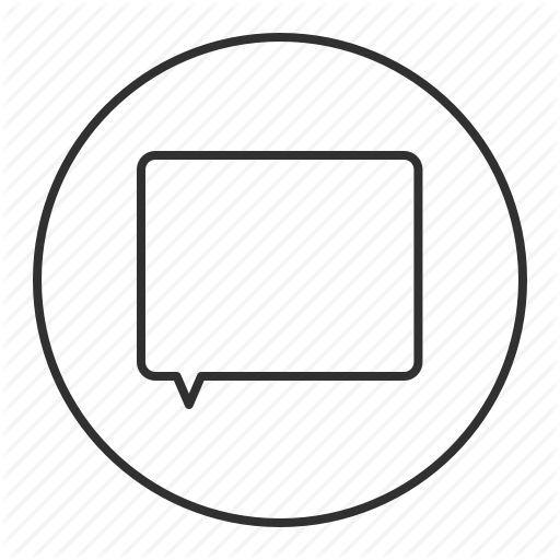 512x512 Chat, Grey, Message, Msg, Round, Transparent Icon