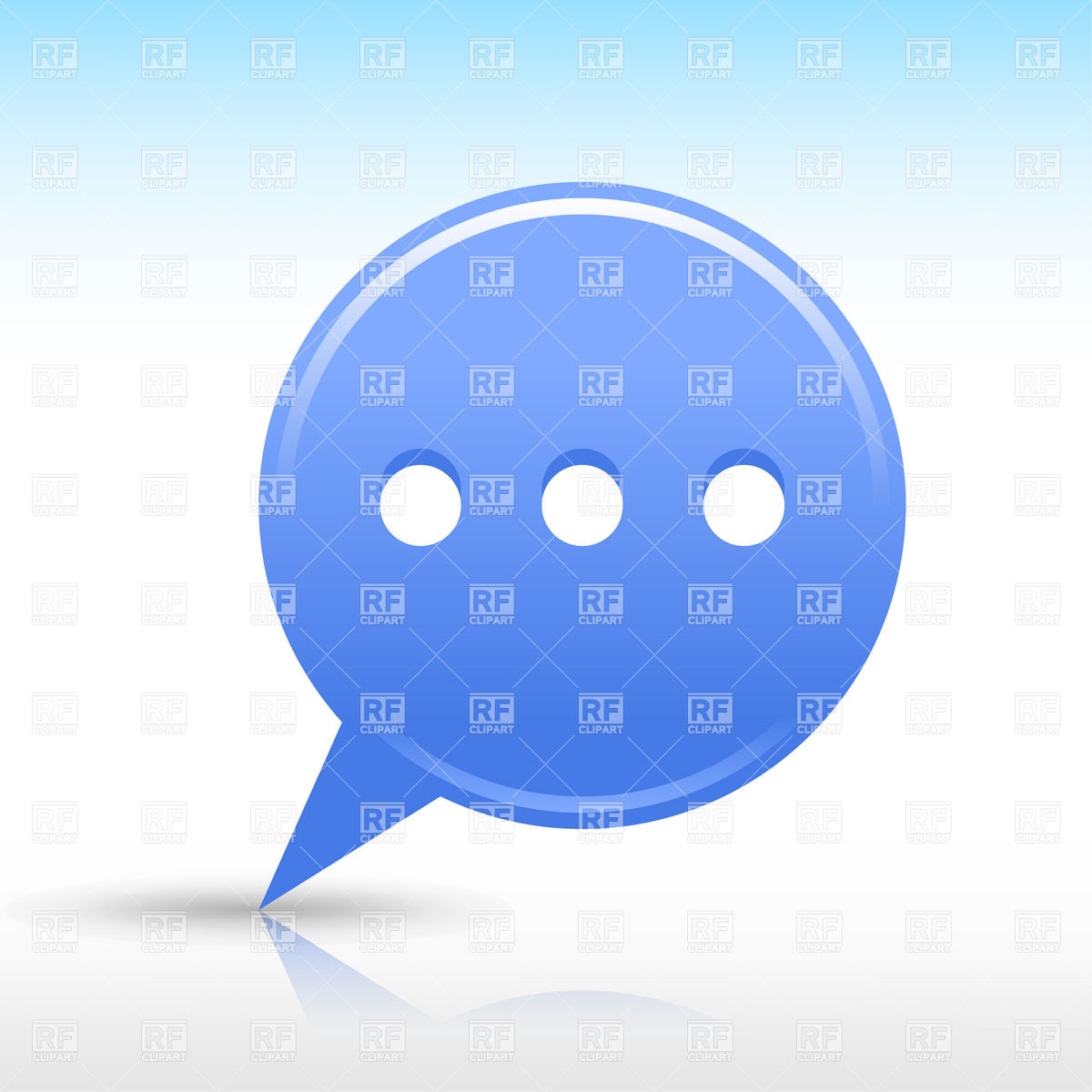 1200x1200 Blue Chat Room Icon Vector Image Of Signs, Symbols, Maps
