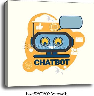 382x390 Chatbot Icon Concept Support Robot Technology Digital Chat Bot