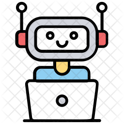 256x256 Chatbot Icon Of Colored Outline Style