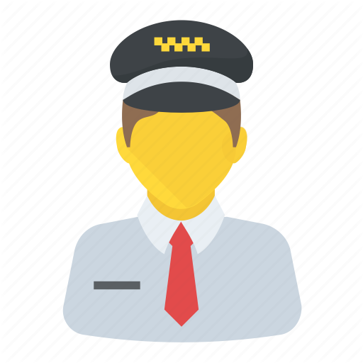 512x512 Cabbie, Chauffeur, Driver, Motorist, Taxi Driver Icon
