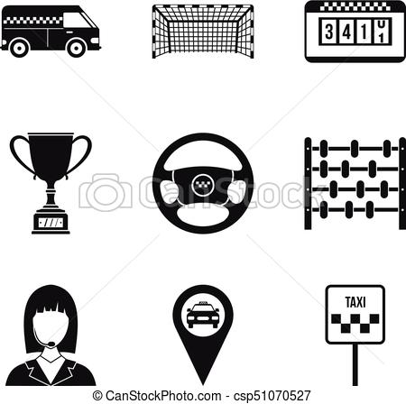 450x448 Chauffeur Icons Set, Simple Style Chauffeur Icons Set Simple Set
