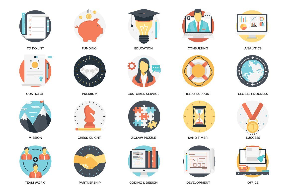 Design Resources Cheat Sheets Business Icon 1160x772 Design Resources Cheat Sheets Business Icon