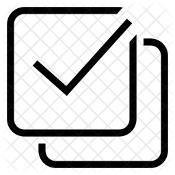 256x256 Check All Icon Of Line Style