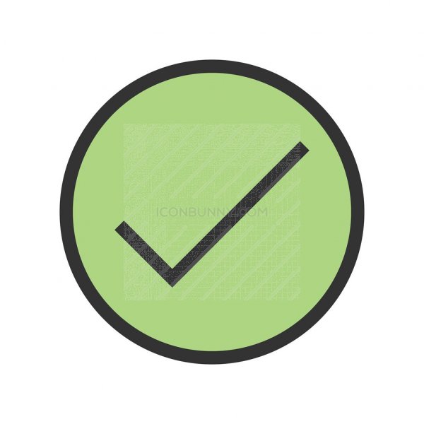 600x600 Check Circle Line Filled Icon