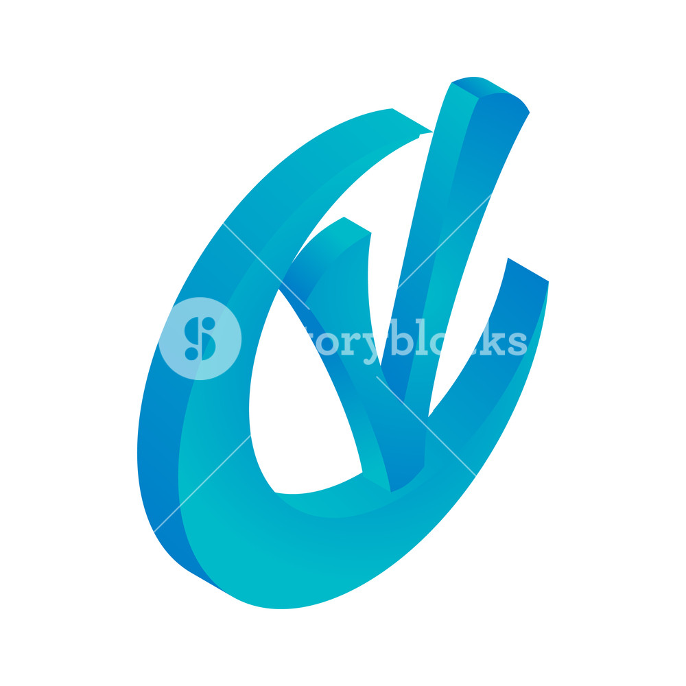 1000x1000 Blue Tick Or Check Mark In Circle Icon In Isometric Style