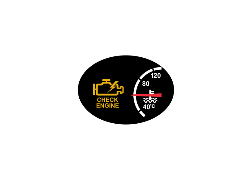 800x600 Check Engine Warning Symbol Icon