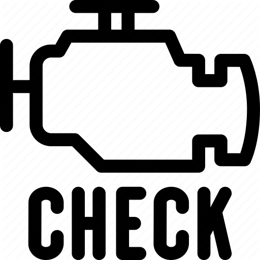 512x512 Automotive, Car, Check, Engine, Reduced Icon