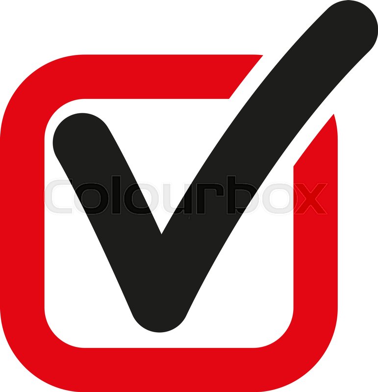 771x800 The Check Icon Checkmark And Stock Vector Colourbox