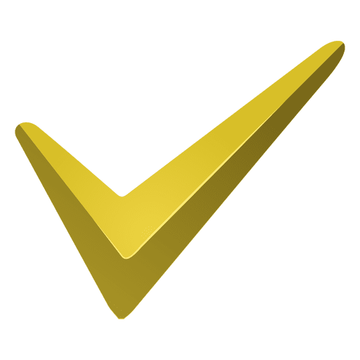 512x512 Yellow Check Mark Icon