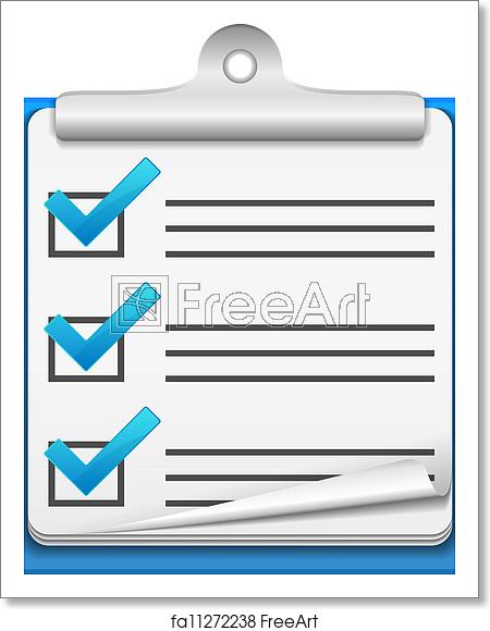 450x580 Free Art Print Of Check List Icon Check List Icon, Vector