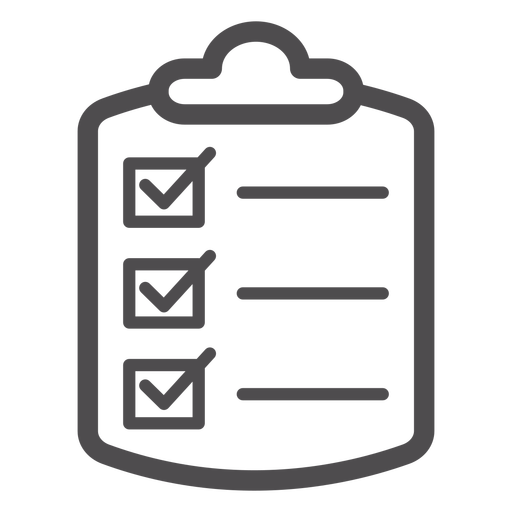 512x512 Medical Checklist Stroke Icon