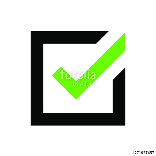 500x500 Check List Button Icon Check Icon Vector Check Mark Icon Ok