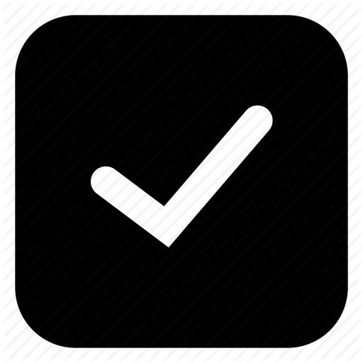 512x512 Check, Square Icon