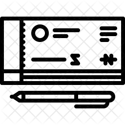 256x256 Checkbook Icon Of Line Style