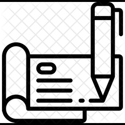 256x256 Sign Checkbook Icon Of Line Style