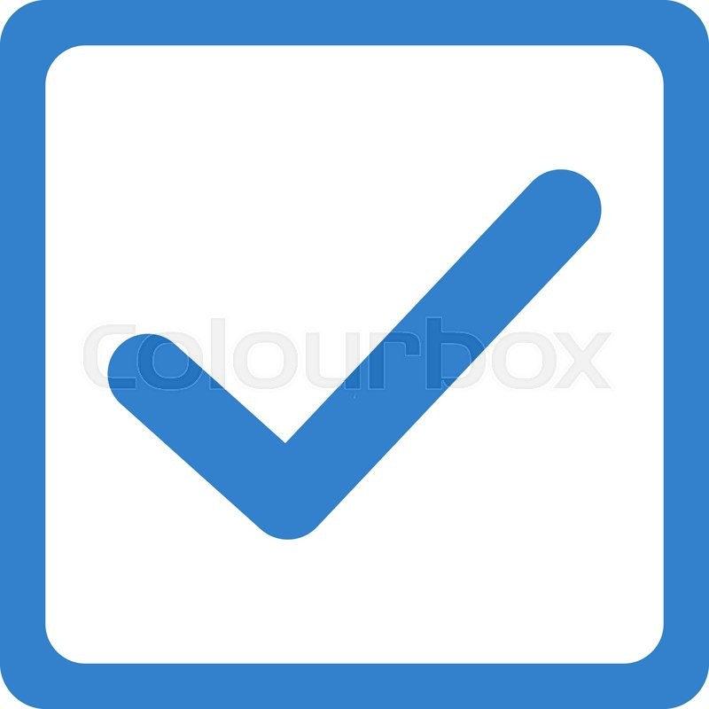 800x800 Checked Checkbox Icon From Business Stock Vector Colourbox