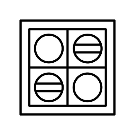 450x450 Checkers Icon Vector Isolated On White Background For Your Web