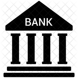256x256 Bank, Account, Banking, Building Icon Of Glyph Style