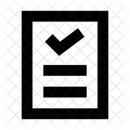 256x256 Checklist Icon Of Line Style