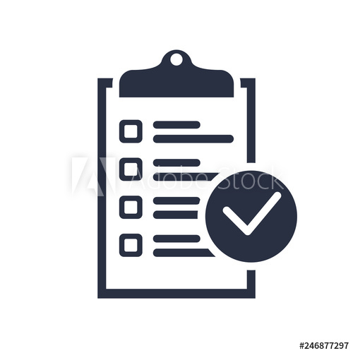 500x500 Checklist Icon Vector Clipboard Icon, Business Agreement Checkbox