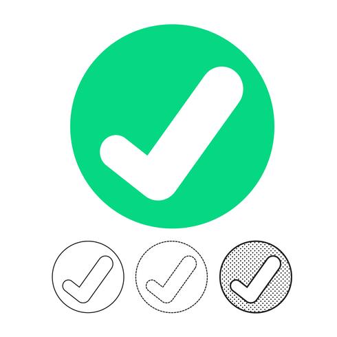 490x490 Check Mark Icon Vector