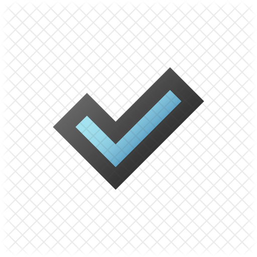 512x512 Checkmark Icon Of Gradient Style