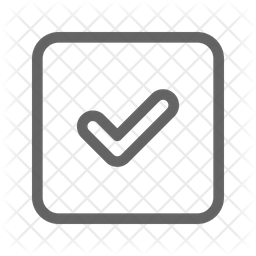256x256 Checkmark Icon Of Line Style