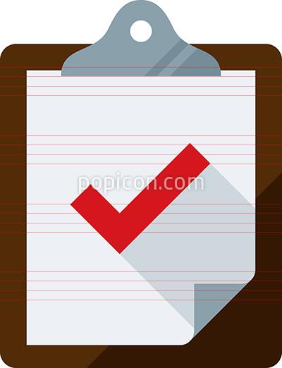 400x522 Clipboard With Checkmark Icon