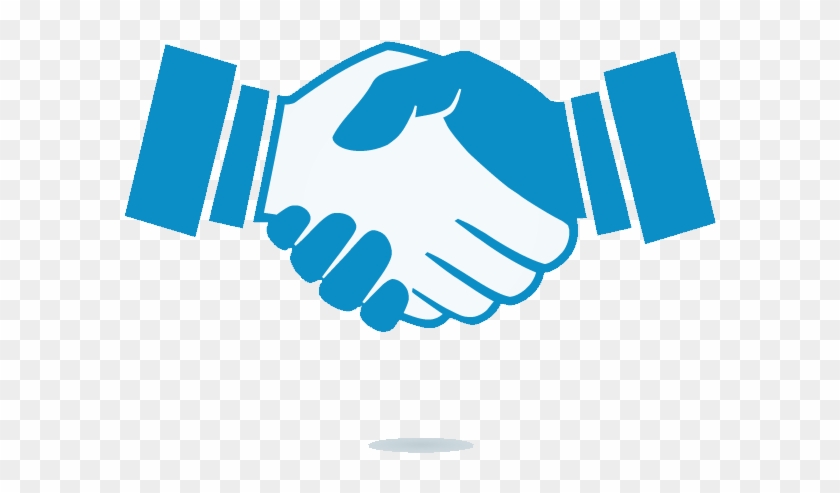 840x493 Shaking Hands Business People Who Checkmark Icon