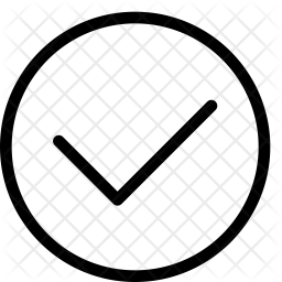 256x256 Checkmark Icon Of Line Style
