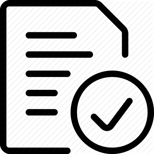 512x512 Check, Checkmark, Common, File, Success, Text Icon