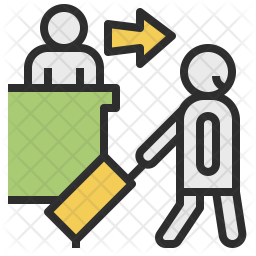 256x256 Checkout Icon Of Colored Outline Style