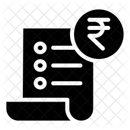 256x256 Rupees Checkout Icon Of Glyph Style