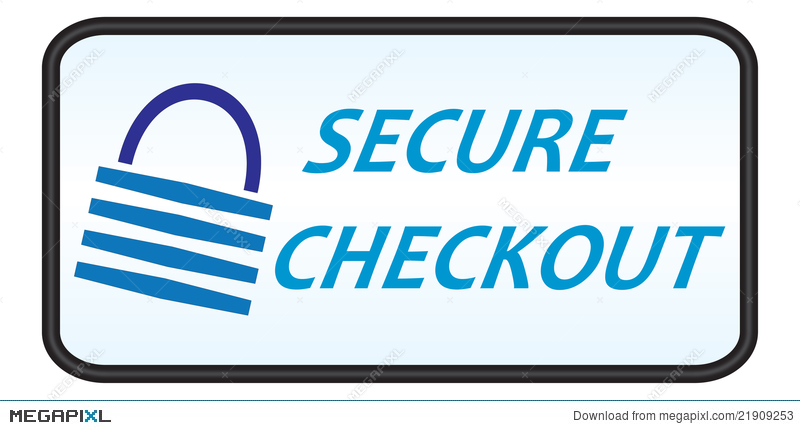 800x430 Secure Checkout Icon Illustration