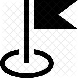 256x256 Checkpoint Icon Of Glyph Style