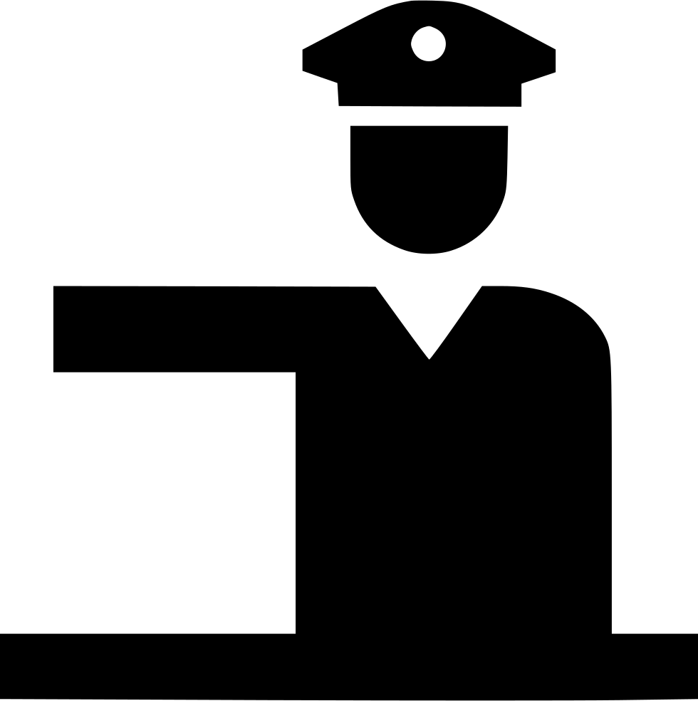 980x984 Police Border Checkpoint Png Icon Free Download