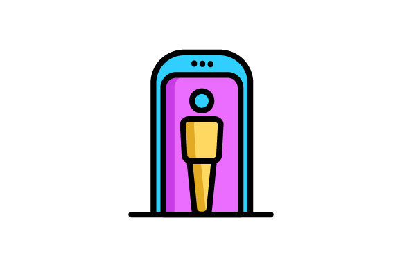 580x386 Security Checkpoint Icon Graphic