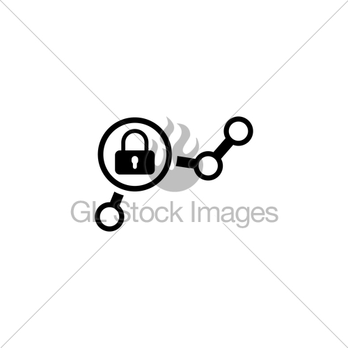 500x500 Security Checkpoint Icon Flat Design Gl Stock Images