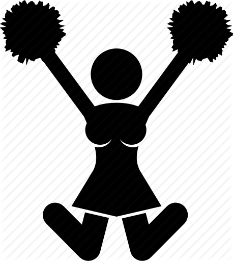 458x512 Cheerleader Icon