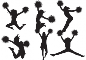 285x200 Cheerleading Icon Free Vector Graphic Art Free Download