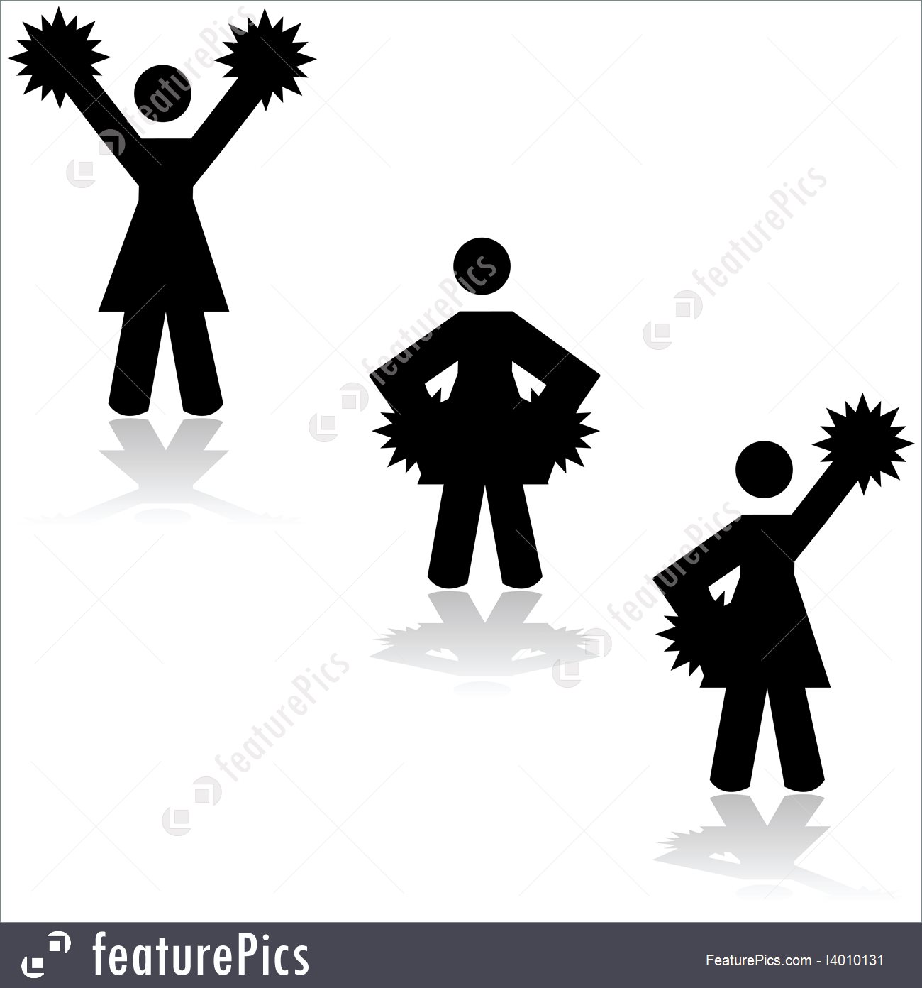 1300x1392 Illustration Of Cheerleader