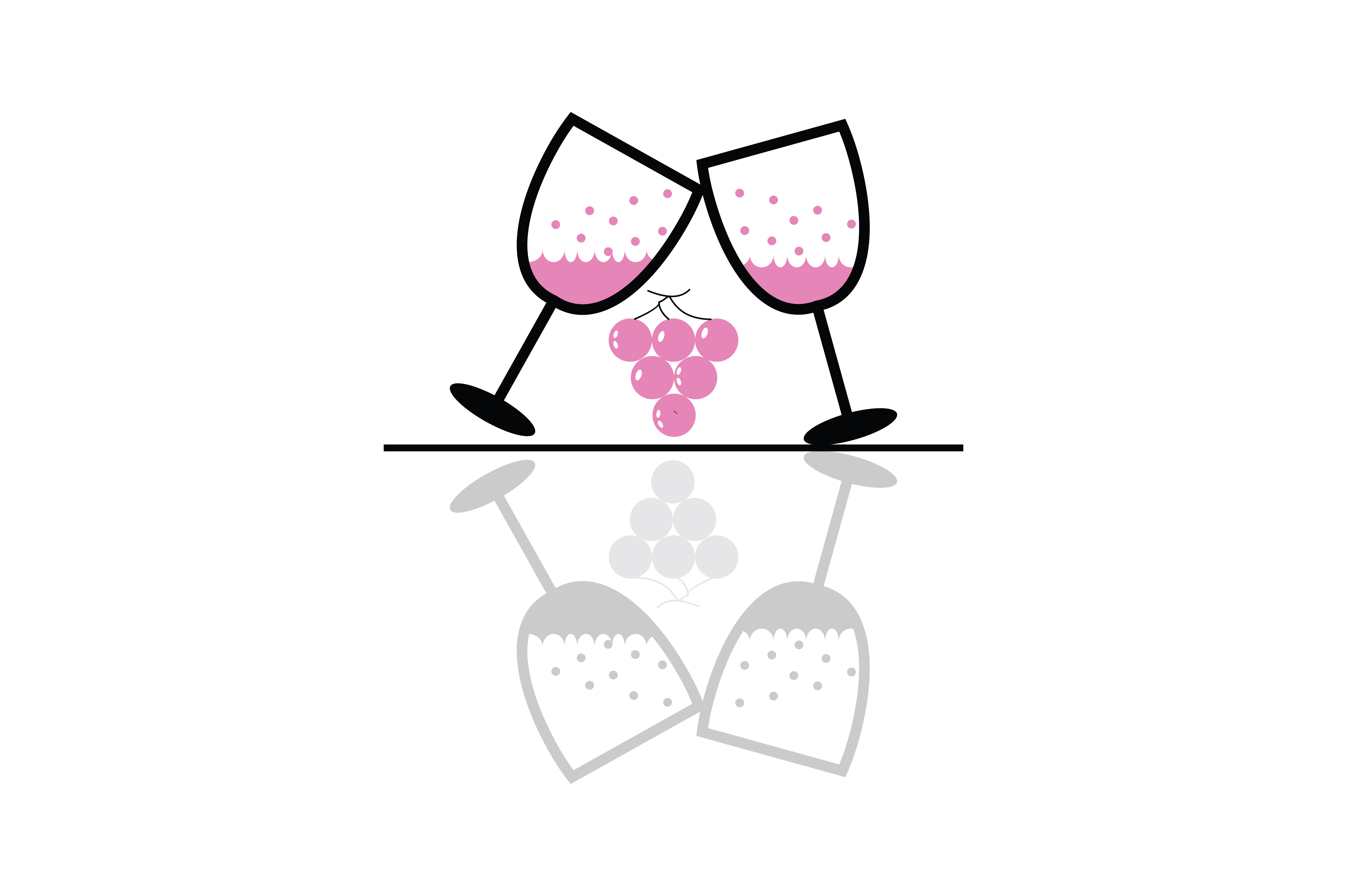 6011x4000 Wine Glass Drink Cheers Icon Graphic
