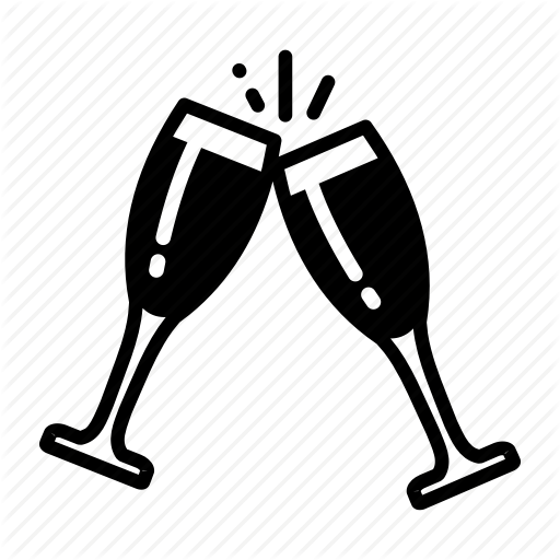 512x512 Celebrate, Cheers, Flutes, Glass, To, Toast Icon