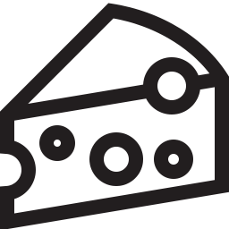 256x256 Cheese Icon Outline